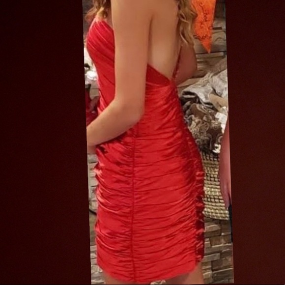 COPY - Red Homecoming Dress - Picture 4 of 4